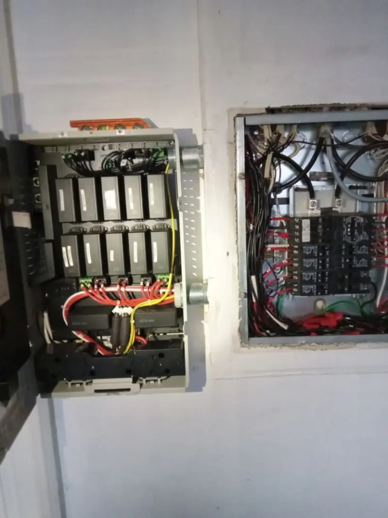 Electrical panel upgrade completed for Indoor Lighting Installation in Jennings Lodge